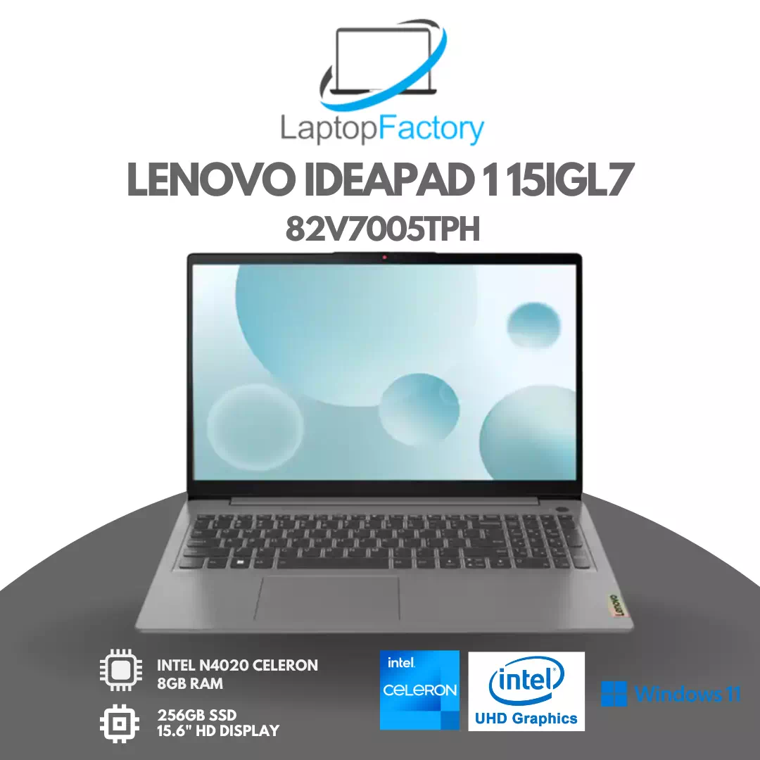 PC PORTABLE LENOVO IdeaPad 1 15IGL7 Celeron N4020 8Go 512Go SSD -BLEU -  WIKI High Tech Provider