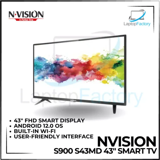 Nvision S900 S43MD 43" Smart TV Android 12.0