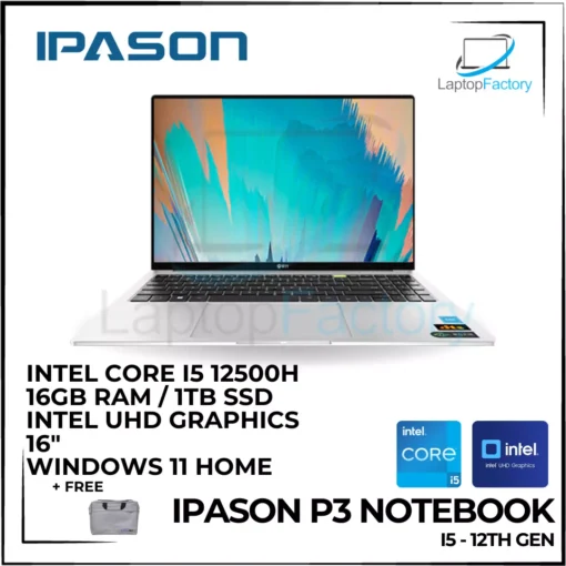 IPASON P3 Notebook i5 - 12TH GEN