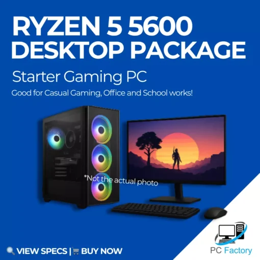 PCF BUNDLE - RYZEN 5 5600 DESKTOP PACKAGE B