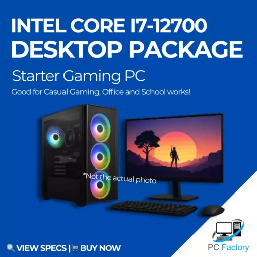 PCF BUNDLE - INTEL CORE I7-12700 DESKTOP PACKAGE C