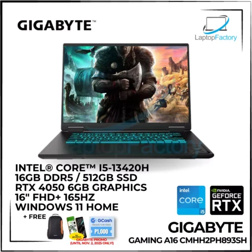 Gigabyte Gaming A16 GA6H CMHH2PH893SH