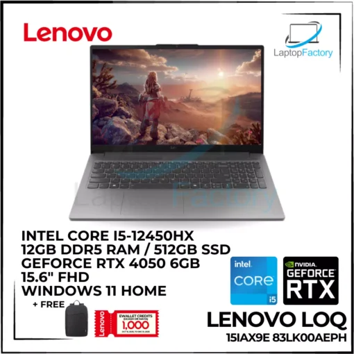 Lenovo LOQ 15IAX9E 83LK00AEPH