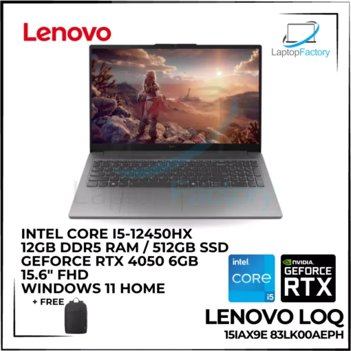 Lenovo LOQ 15IAX9E 83LK00AEPH