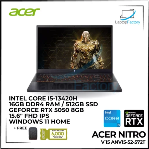 Acer Nitro V 15 ANV15-52-572T