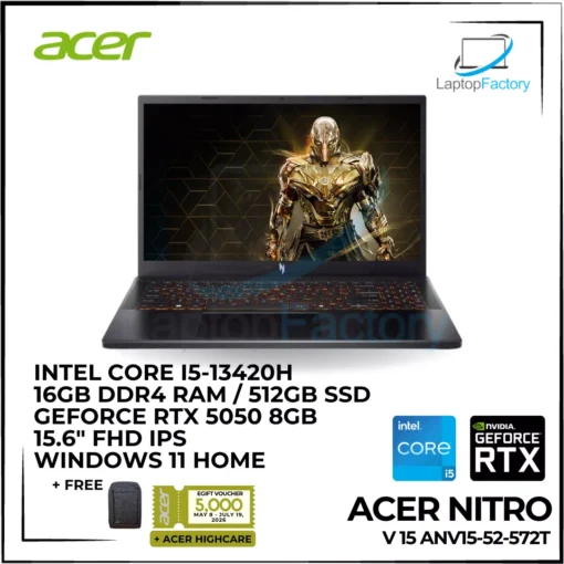 Acer Nitro V 15 ANV15-52-572T