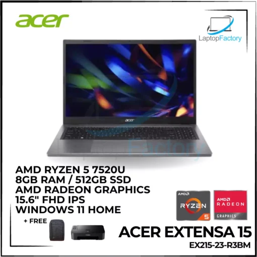 Acer Extensa 15 EX215-23-R3BM