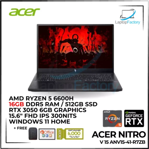 Acer Nitro V 15 ANV15-41-R7ZB (16GB RAM)