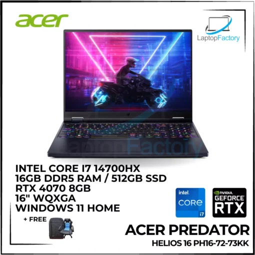 Acer Predator Helios 16 PH16-72-73KK