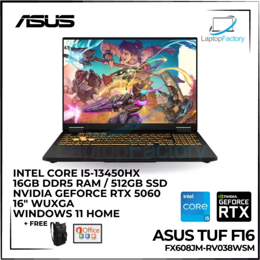 Asus TUF GAMING F16 FX608JM-RV038WSM
