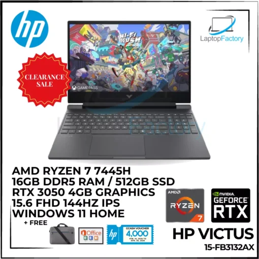 HP Victus Gaming Laptop 15-fb3132AX
