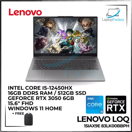 Lenovo LOQ 15IAX9E 83LK00BBPH