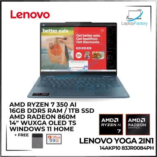 Lenovo Yoga 2in1 14AKP10 83JR0084PH