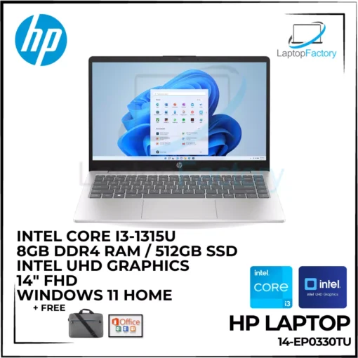 HP Laptop 14-ep0330TU + Kingster Monitor (Sale Bundle)