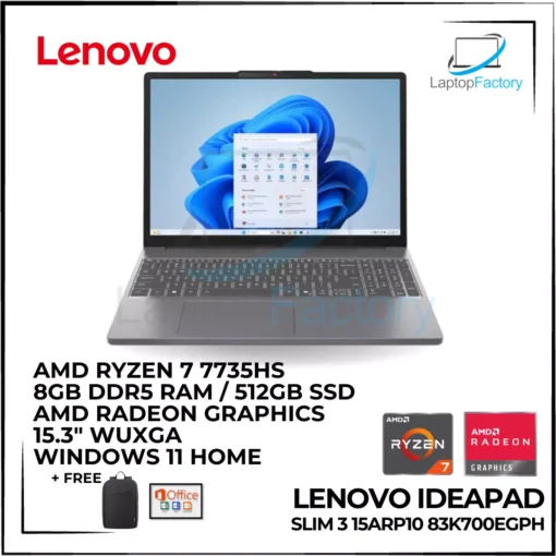 Lenovo Ideapad Slim 3 15ARP10 83K700EGPH