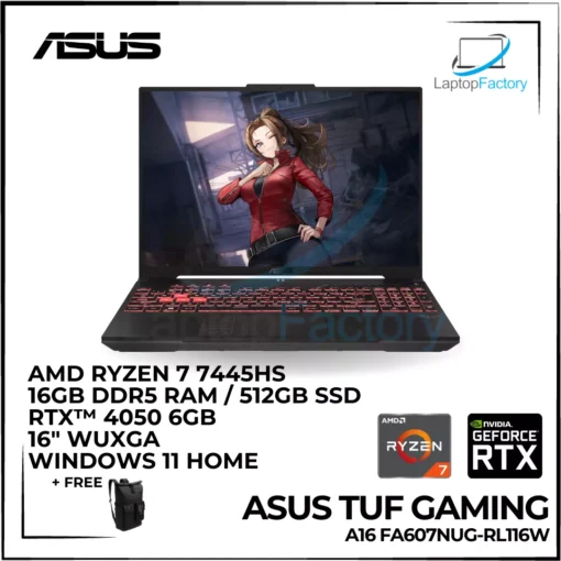 Asus TUF Gaming A16 FA607NUG-RL116W