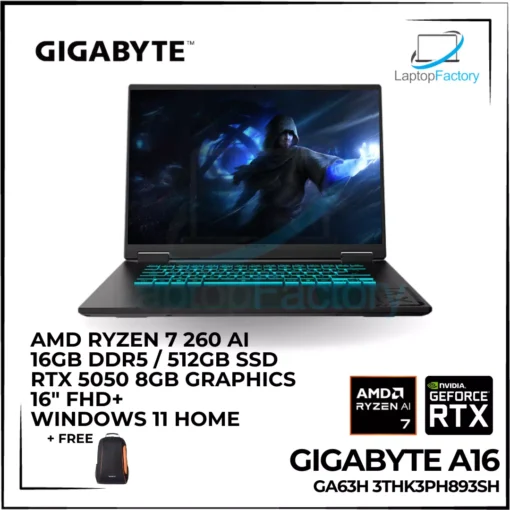 Gigabyte Gaming A16 GA63H 3THK3PH893SH