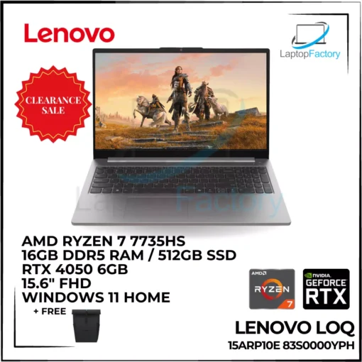 Lenovo LOQ 15ARP10E 83S0000YPH
