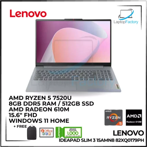 Lenovo Ideapad Slim 3 15AMN8 82XQ0179PH