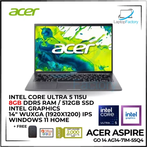 Acer Aspire Go 14 AG14-71M-55Q4 (8GB RAM)
