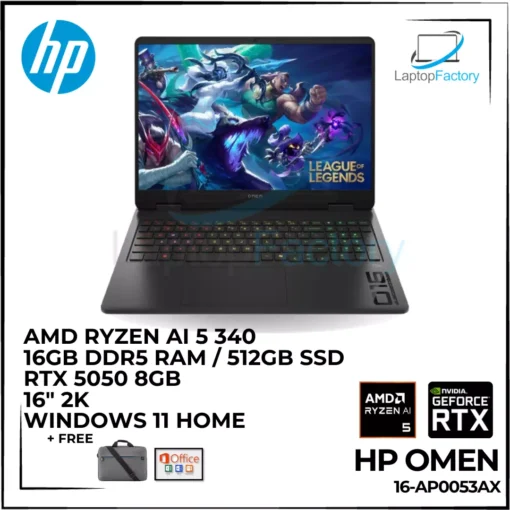 HP Omen Gaming Laptop 16-ap0053AX