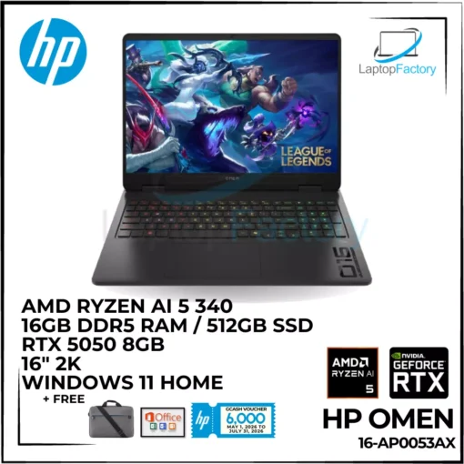 HP Omen Gaming Laptop 16-ap0053AX