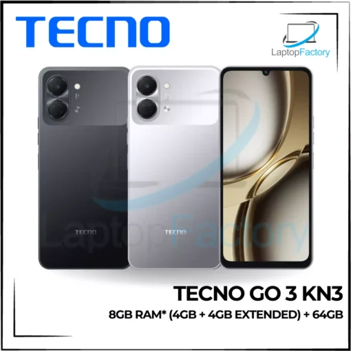 Tecno Go 3 KN3 Mobile Phone | 8GB RAM* (4GB + 4GB Extended) + 64GB