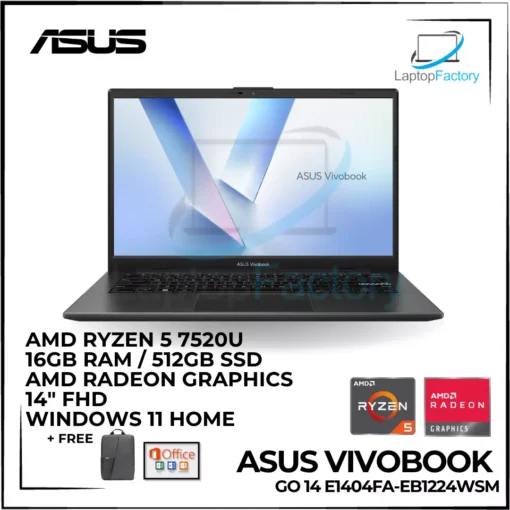 Asus Vivobook Go 14 E1404FA-EB1224WSM