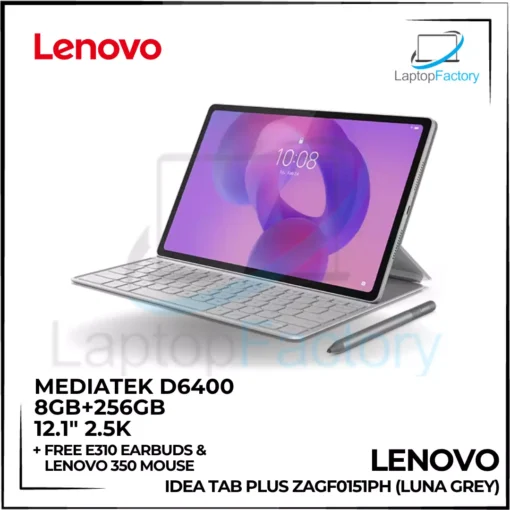 Lenovo Idea Tab Plus ZAGF0151PH 8GB+256GB 12.1" LUNA GREY