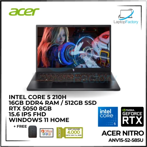 Acer Nitro V 15 ANV15-52-585U