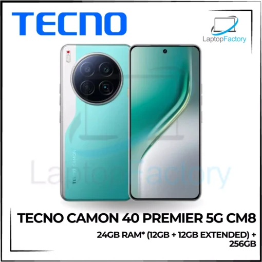 Tecno Camon 40 Premier 5G CM8 Mobile Phone | 24GB RAM* (12GB + 12GB Extended) + 256GB