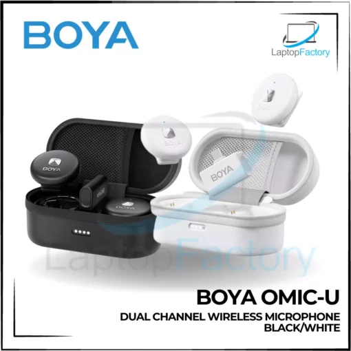 BOYA Omic-U Ultracompact 2.4GHz Dual Channel Wireless Microphon