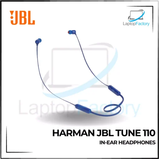 JBL Tune 110 In-Ear Headphones (Blue)