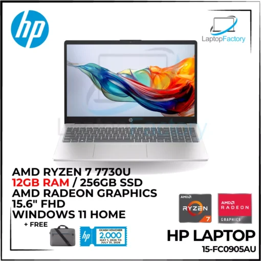 HP Laptop 15-fc0905AU (12GB RAM)