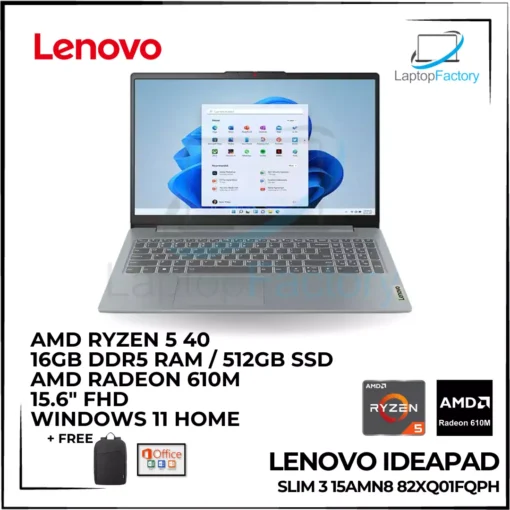 Lenovo Ideapad Slim 3 15AMN8 82XQ01FQPH