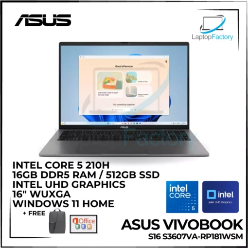 Asus Vivobook S16 S3607VA-RP181WSM