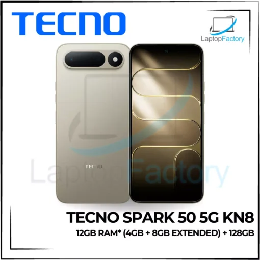 Tecno Spark 50 5G KN8 Mobile Phone | 12GB RAM* (4GB + 8GB Extended) + 128GB