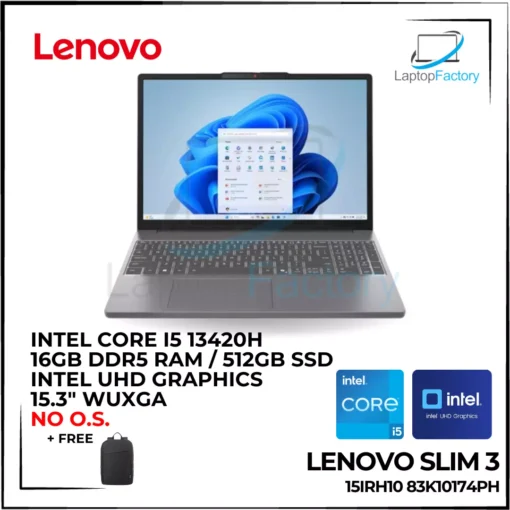 Lenovo Ideapad Slim 3 I5IRH10 83K10174PH