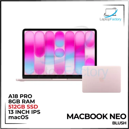 Macbook Neo A18 Pro 13" 8GB 512GB SSD (Blush)