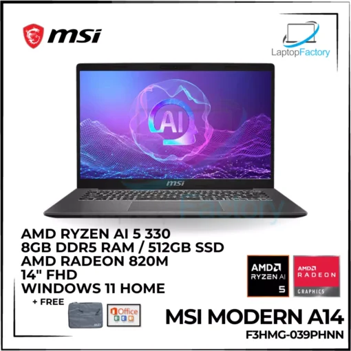 MSI Modern A14 F3HMG-039PHNN