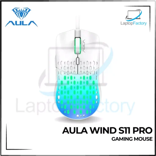 AULA Wind S11 Pro Wired Gaming Mouse - Blue