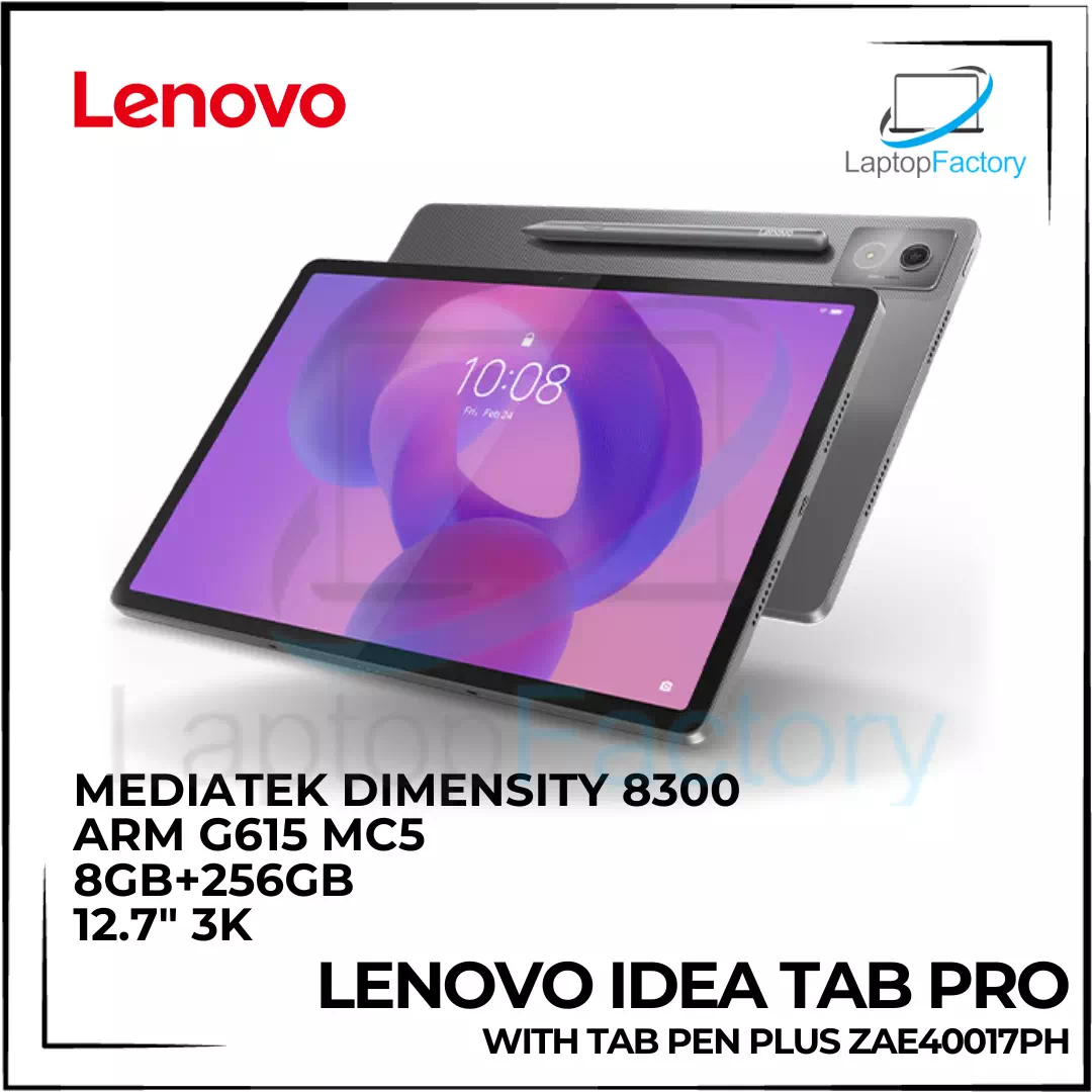 Lenovo Idea Tab Pro Android14 8GB+256GB 12.7 3K ZAE40017PH (Luna Grey) (1)